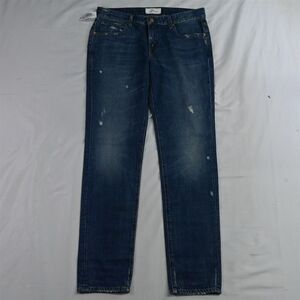 NEW The Castings 28 Slim Boyfriend USA Made Distressed Denim Womens Jeans‎
